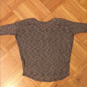 TOBI Brown Motif Light Sweater Stretchy Loose